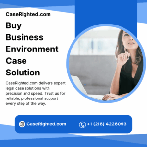 Buy Business Environment Case Solution