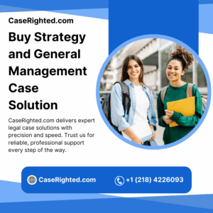 Buy Strategy and General Management Case Solution