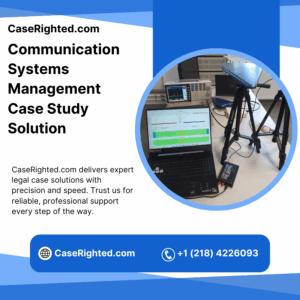 Communication Systems Management Case Study Solution
